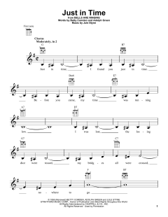 Just In Time von Adolph Green (Download) 