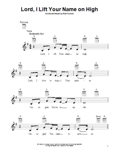 Lord, I Lift Your Name On High (Download) 