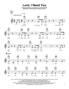 Lord, I Need You (Download) 