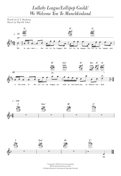 Lullaby League/Lollipop Guild/We Welcome You To Munchkinland (Download) 