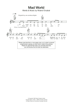 Mad World (Download) 
