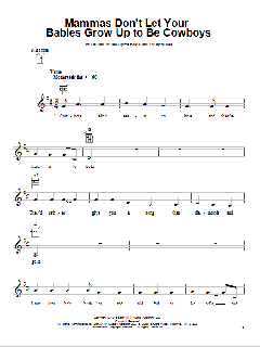 Mammas Don't Let Your Babies Grow Up To Be Cowboys (Download) 