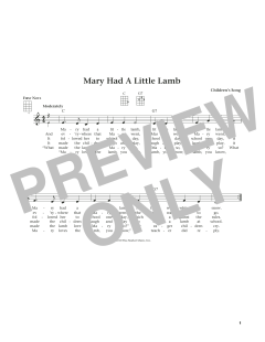 Mary Had A Little Lamb (Download) 
