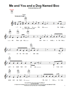 Me And You And A Dog Named Boo (Download) 