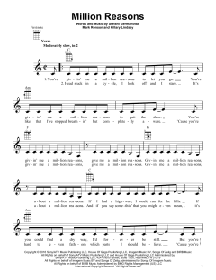 Million Reasons (Download) 