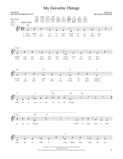 My Favorite Things (Download) 