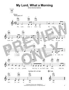 My Lord, What A Morning (Download) 