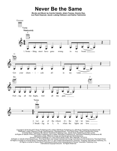 Never Be The Same (Download) 