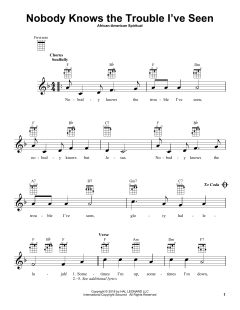 Nobody Knows The Trouble I've Seen (Download) 