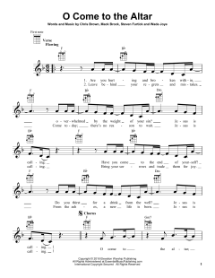 O Come To The Altar (Download) 