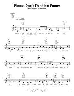 Please Don't Think It's Funny (Download) 