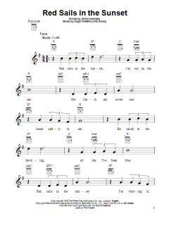 Red Sails In The Sunset (Download) 