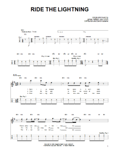 Ride The Lightning (Download) 