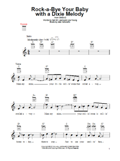 Rock-A-Bye Your Baby With A Dixie Melody (Download) 