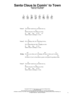 Santa Claus Is Comin' To Town (Download) 