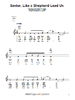 Savior, Like A Shepherd Lead Us (Download) 