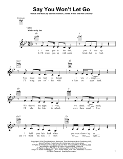 Say You Won't Let Go (Download) 