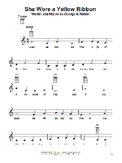 She Wore A Yellow Ribbon (Download) 