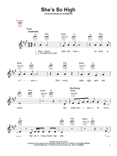 She's So High (Download) 