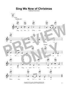 Sing We Now Of Christmas (Download) 