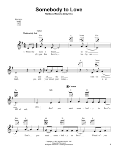 Somebody To Love (Download) 