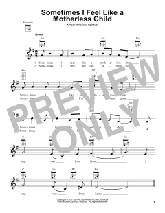 Sometimes I Feel Like A Motherless Child (Download) 