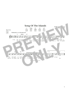 Song Of The Islands (Download) 