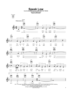 Speak Low (Download) 