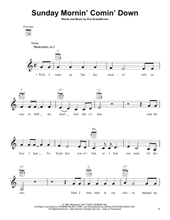 Sunday Mornin' Comin' Down (Download) 