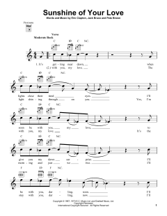 Sunshine Of Your Love (Download) 