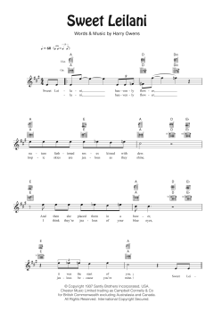 Sweet Leilani (Download) 