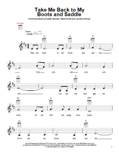 Take Me Back To My Boots And Saddle (Download) 