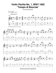 Tempo Di Bourree, BWV 1002 (Download) 