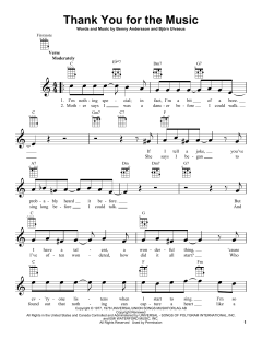 Thank You For The Music (Download) 