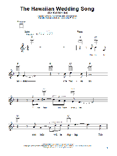 The Hawaiian Wedding Song (Download) 