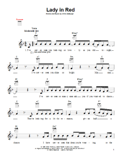 The Lady In Red (Download) 