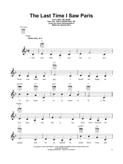 The Last Time I Saw Paris (Download) 