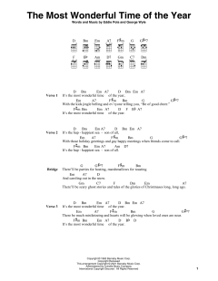 The Most Wonderful Time Of The Year (Download) 