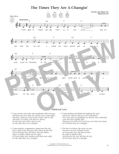 The Times They Are A-Changin' (Download) 