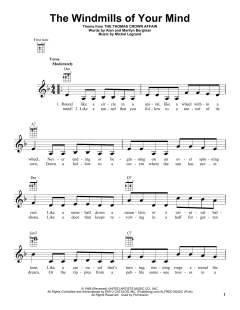 The Windmills Of Your Mind (Download) 