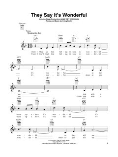 They Say It's Wonderful (Download) 