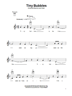 Tiny Bubbles (Download) 