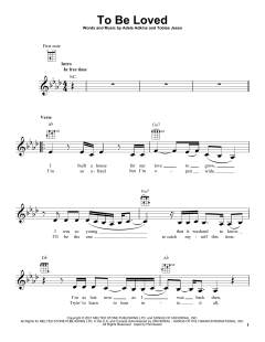 To Be Loved (Download) 