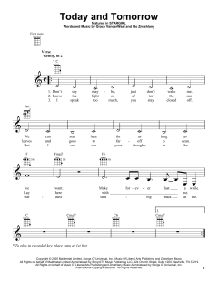 Today And Tomorrow (Download) 