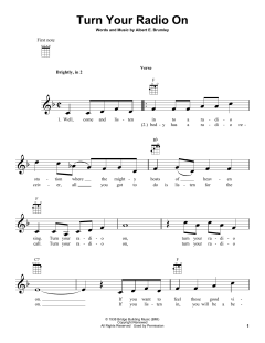 Turn Your Radio On (Download) 