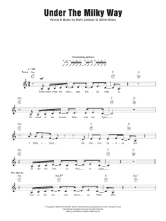 Under The Milky Way (Download) 