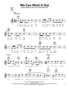 We Can Work It Out (Download) 