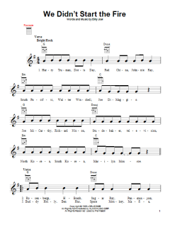 We Didn't Start The Fire (Download) 