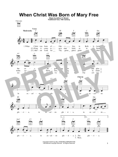 When Christ Was Born Of Mary Free (Download) 