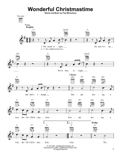 Wonderful Christmastime (Download) 